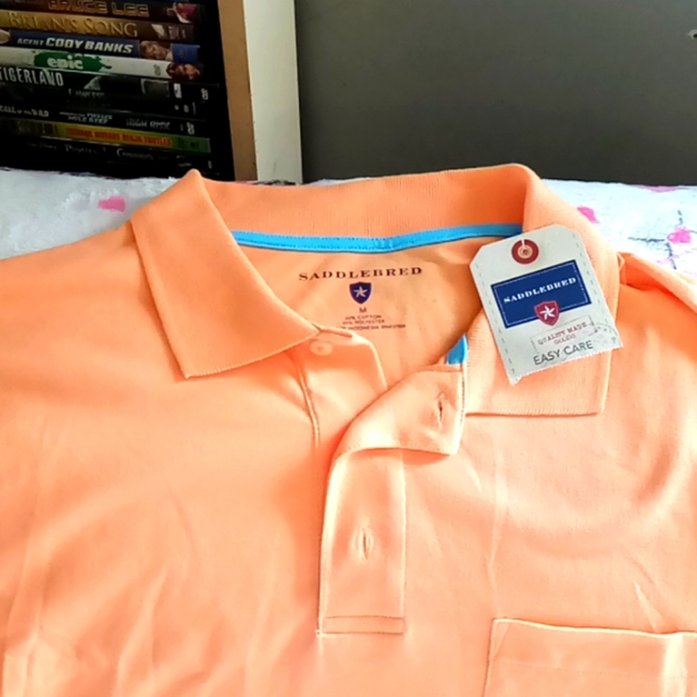 Orange saddlebred short sleeve shirt